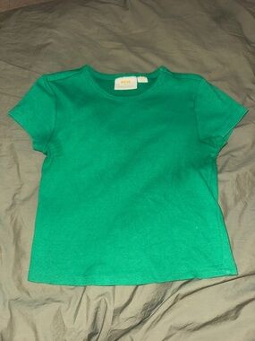 Maeve Short-Sleeve crop top